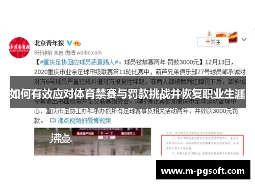 如何有效应对体育禁赛与罚款挑战并恢复职业生涯